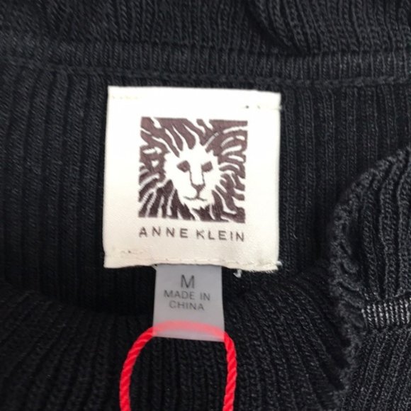 Anne Klein Ribbed Ruffle Detail Sweater - Picture 4 of 6